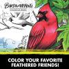 Crayola Tropical Garden Adult Coloring Book (40pgs), Adult Coloring Pages, Stress Relief Activity, Gift for Teens & Adults, 9+(BirdWatching)