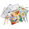 Crayola Tropical Garden Adult Coloring Book (40pgs), Adult Coloring Pages, Stress Relief Activity, Gift for Teens & Adults, 9+(Wildflowers)