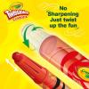 Crayola Twistables Crayons for Kids (24ct) No Sharpen Toddler Coloring Supplies, Less Mess, Stocking Stuffer & Holiday Gifts for Boys & Girls, Ages 3, 4, 5(24 Count (Pack of 1))