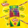 Crayola Twistables Crayons for Kids (24ct) No Sharpen Toddler Coloring Supplies, Less Mess, Stocking Stuffer & Holiday Gifts for Boys & Girls, Ages 3, 4, 5(24 Count (Pack of 1))