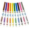 Crayola Ultra Clean Washable Markers – 12 Pack (10ct), Bulk Fine Line Markers for Classrooms, Kids, Nontoxic