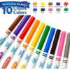Crayola Ultra Clean Washable Markers – 12 Pack (10ct), Bulk Fine Line Markers for Classrooms, Kids, Nontoxic