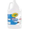 Crayola Washable Paint for Kids – Blue (1 Gallon), Kids Arts and Crafts Supplies, Non Toxic, Bulk(White)