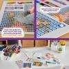 Crayola Wixels Animals Activity Kit, Pixel Art Coloring Set, Gift for Kids, Ages 6, 7, 8, 9(Animals)