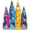CreateOn Crayola Cosmic Magnetic Tiles, Building Set for Kids, Magnetic Building Toys for Kids, STEM Learning Toys for Boys and Girls Ages 3 and Up, 40-Piece Set (Cosmic)(36 Pieces)