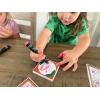 CreateOn Crayola Elf on The Shelf Gingerbread House – Magnetic Building Tiles Kit with Crayola Markers, Christmas Holiday Craft Toy, 33-Piece Magnetic Construction & Coloring Set for Kids Ages 3+