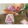 CreateOn Crayola Elf on The Shelf Gingerbread House – Magnetic Building Tiles Kit with Crayola Markers, Christmas Holiday Craft Toy, 33-Piece Magnetic Construction & Coloring Set for Kids Ages 3+