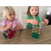 CreateOn Crayola Elf on The Shelf Paint On Tiles, Magnetic Building Tiles Kit with Crayola Paint Tubes | Christmas Holiday Craft Toy | 18-Piece Magnetic Construction & Painting Set for Kids Ages 3+