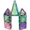 CreateOn Crayola Glitter Magnetic Tiles, Building Set for Kids, Magnetic Tiles, Kids’ Building Toys, STEM & Montessori Toys for Boys and Girls Ages 3+, 24-Piece Set (Glitter)(Glitter)