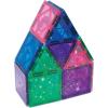 CreateOn Crayola Holiday Glitter Magnetic Tiles, Building Set for Kids, Magnetic Building Toys for Kids, STEM Travel Toys for Boys and Girls Ages 3+, 14-Piece Set (Holiday Glitter)(Glitter)