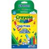 CreateOn Crayola Mini Magnetic PIP-Tiles, Bold Colors – Building Set for Kids, Magnetic Building Toys for Kids, STEM Travel Toys for Boys and Girls Ages 3+, 24-Piece Set (Bold)