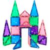 CreateOn Crayola Mini Magnetic PIP-Tiles, Building Set for Kids, Magnetic Building Toys for Kids, STEM Travel Toys for Boys and Girls Ages 3+, 24-Piece Set (Glitter)