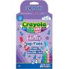 CreateOn Crayola Mini Magnetic PIP-Tiles, Building Set for Kids, Magnetic Building Toys for Kids, STEM Travel Toys for Boys and Girls Ages 3+, 24-Piece Set (Glitter)