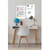 Dry Erase Weekly Calendar + Memo Board – Whiteboard for Home, School Classrooms, or Office Use, Large Size, White