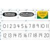 Eureka 847818 Crayola Crayons Mini Alphabet Bulletin Board Set for Teachers and Classrooms, Multicolor, 31pcs