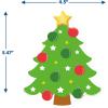 Eureka Crayola Crayons Paper Cut-Out Classroom Decorations for Teachers, 36 Pieces(Christmas Trees)