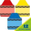 Eureka Crayola Crayons Paper Cut-Out Classroom Decorations for Teachers, 36 Pieces(Crayola Crayons)