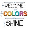 Eureka Crayola Let Your Colors Shine Bulletin Board Set