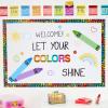 Eureka Crayola Let Your Colors Shine Bulletin Board Set