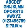 Eureka Crayola Letter, Number, Punctuation Mark, and Symbol Classroom Decorations for Teachers, 4″ H, 178 Pieces, Blue(Blue Crayola)