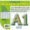 Eureka Crayola Letter, Number, Punctuation Mark, and Symbol Classroom Decorations for Teachers, 4″ H, 178 Pieces, Blue(Curiosity Garden)