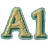 Eureka Crayola Letter, Number, Punctuation Mark, and Symbol Classroom Decorations for Teachers, 4″ H, 178 Pieces, Blue(Curiosity Garden)