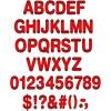 Eureka Crayola Letter, Number, Punctuation Mark, and Symbol Classroom Decorations for Teachers, 4″ H, 178 Pieces, Blue(Red Crayola)