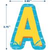 Eureka Crayola Letter, Number, Punctuation Mark, and Symbol Classroom Decorations for Teachers, 4″ H, 178 Pieces, Blue(Seas the Day)