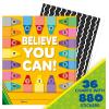Eureka Crayola Mini Student Sticker Reward Charts for School or Home, 5″ x 6″, 36 Charts and Over 700 Stickers(OS)