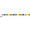 Eureka Crayola Rainbow Decorative Classroom and Bulletin Board Trim for Teachers, 2.25″ Wide, 12 Strips for 37 Total Feet(37″ x 22.5″)