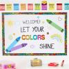 Eureka Crayola Rainbow Decorative Classroom and Bulletin Board Trim for Teachers, 2.25″ Wide, 12 Strips for 37 Total Feet(OSFA)