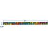 Eureka Crayola Rainbow Decorative Classroom and Bulletin Board Trim for Teachers, 2.25″ Wide, 12 Strips for 37 Total Feet(OSFA)