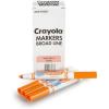 Crayola 12 Count Washable Bulk Markers, Green(Orange)
