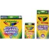 Crayola Back To School Supplies, Grades 3-5, Ages 7, 8, 9, 10, Contains 24 Crayons, 10 Washable Broad Line Markers, and 12 Colored Pencils [Amazon Exclusive]