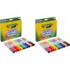 Crayola Broad Line Markers (12 Count), Washable Markers for Kids, Assorted Colors, Arts & Crafts Supplies, For Coloring Books & Art Projects, Ages 3+(12 Count (Pack of 2))