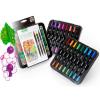 Crayola Brush & Detail Dual Tip Marker Set, 16 Markers, 32 Colors, Adult Coloring Markers, Gifts for Teens & Adults(Sketch & Detail)