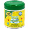 Crayola Color Bath Dropz for Ages 3 and Up, Colorful Bath Bombs Fizzies for Kids, Fragrance Free, 60 Tablets, New Improved Flip-Top Shaker Container