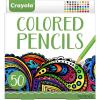 Crayola Colored Pencils For Adults (50ct), Colored Pencil Set for Adult Coloring Books, Coloring Set, Gift for Teens & Adults [Amazon Exclusive](50 Count)