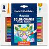 Crayola Dual Chisel Tip & Brush Markers (12ct), Markers for Adults, Art Marker Set, Coloring Supplies, Gifts for Teens & Adults(Color Change)