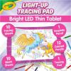 Crayola Light Up Tracing Pad Pink, Best Birthday, Holiday & Christmas Gifts for Girls & Boys, 6, 7, 8 Year Olds, Kids Toys, Light Box Art Kit for Kids [Amazon Exclusive](Pink)