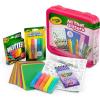 Crayola Neon Art Case (50+pcs), Holiday for Boys & Girls, Neon Paint, Markers & Crayons, Kids Glow in The Dark Art Set, Ages 5+(All That Glitter)
