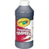 Crayola Premier Tempera Paint For Kids – Orange (16oz), Kids Classroom Supplies, Great For Arts & Crafts, Non Toxic, Easy Squeeze Bottle(Black)
