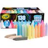 Crayola Ultimate Washable Chalk Collection (64ct), Bulk Outdoor Sidewalk Chalk for Kids, Anti-Roll Sticks, Outdoor Activities & Toys for Kids, Ages 3, 4, 5(Bold & Bright)
