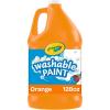 Crayola Washable Paint for Kids – Blue (1 Gallon), Kids Arts and Crafts Supplies, Non Toxic, Bulk(Orange)