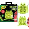 CreateOn Crayola Glow Doodle Magentic Tiles – Magnetic Building Toys for Kids, STEM Toys for Boys and Girls Ages 3+, 30-Piece Set