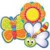 Eureka Crayola Crayons Paper Cut-Out Classroom Decorations for Teachers, 36 Pieces(Bugs and Flowers)