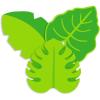Eureka Crayola Crayons Paper Cut-Out Classroom Decorations for Teachers, 36 Pieces(Green Leaf)