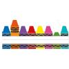 Eureka Crayola Crayons Tented Nameplates for Student Desks, 9.5″ x 6.5″, 36 Pieces