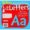 Eureka Crayola Letter, Number, Punctuation Mark, and Symbol Classroom Decorations for Teachers, 4″ H, 178 Pieces, Blue(Blue Cat in the Hat)