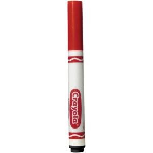 Crayola Broad Line Markers – Black (12ct), Markers for Kids, Bulk School Supplies for Teachers, Nontoxic, Marker Refill with Reusable Box(Red)